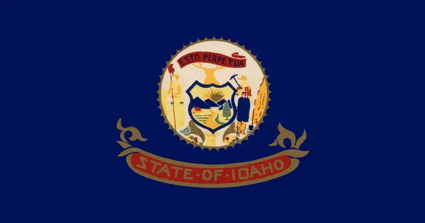 Idaho (1927-1957) Flag Vector Illustration Premium Quality