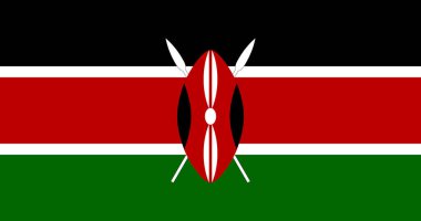 Kenya Flag Illustration Premium Quality High Resolution 300DPI clipart