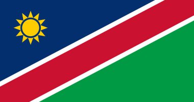 Namibia Flag Illustration Premium Quality High Resolution 300DPI clipart