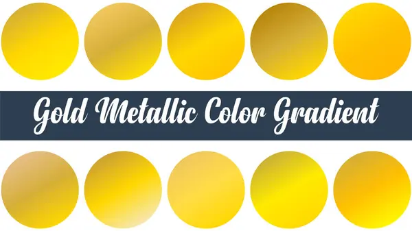 Altın Metalik Renk Gradyanı