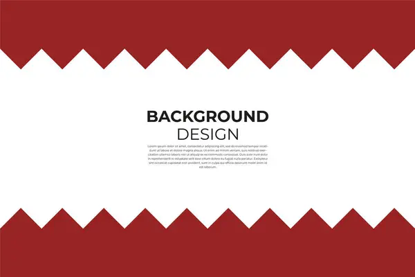 Kırmızı ve Beyaz Zarif Geometrik Arkaplan Tasarımı