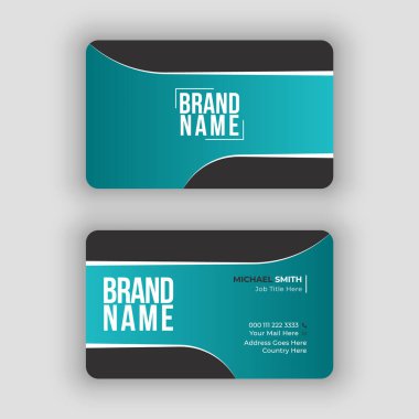 Yaratıcı ve Temiz Emlak Kartı Şablonu