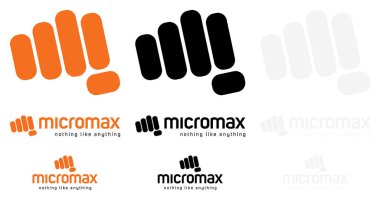 Micromax Mobile Company Markalı Logo Paketi Vektör Simgesi ve Sembol Yüksek Kaliteli Dijital İndirme