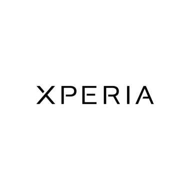 Sony Xperia Mobil Şirketi Markalı Logo Vektör Simgesi ve Sembol Yüksek Kaliteli Dijital İndirme