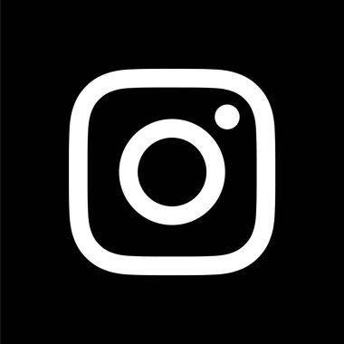 Instagram Harfi Beyaz Logo Simgesi, IG Uygulama Vektörü, Düzenlenebilir SVG & PNG, Saydam Arkaplan, Dijital İndirme İçin Özel Sosyal Medya Tasarımı