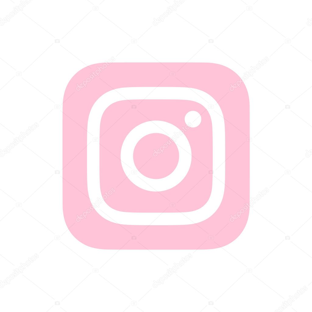 Instagram Pastel Color Logo Icon, IG App Vector, Editable SVG & PNG, Transparent Background, Premium Social Media Design for Digital Download