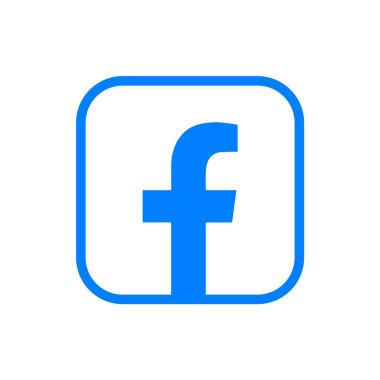 Facebook Logo Ana Hattı Simgesi, FB Uygulama Vektörü, Düzenlenebilir SVG, PNG, Şeffaf Arkaplan, Dijital İndirme İçin Özel Sosyal Medya Tasarımı