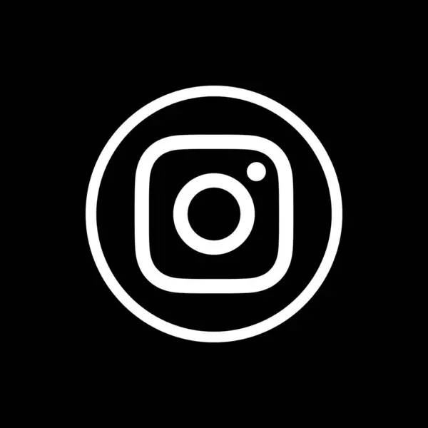 Instagram Logosu Beyaz Çember Taslak Simgesi, IG Uygulama Vektörü, Düzenlenebilir SVG, PNG, Şeffaf Arkaplan, Dijital İndirme İçin Özel Sosyal Medya Tasarımı