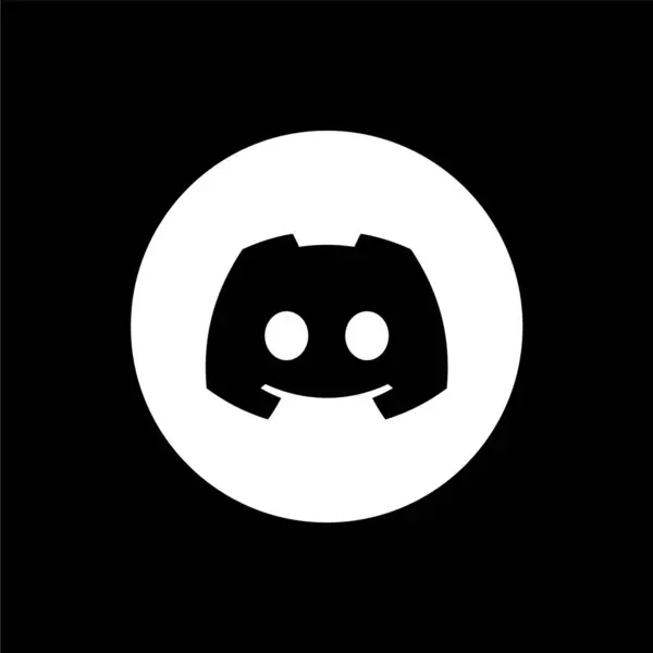 Discord Circle Beyaz Logo Simgesi, Uygulama Vektörü, Düzenlenebilir SVG, PNG, Şeffaf Arkaplan, Dijital İndirme İçin Özel Sosyal Medya Tasarımı