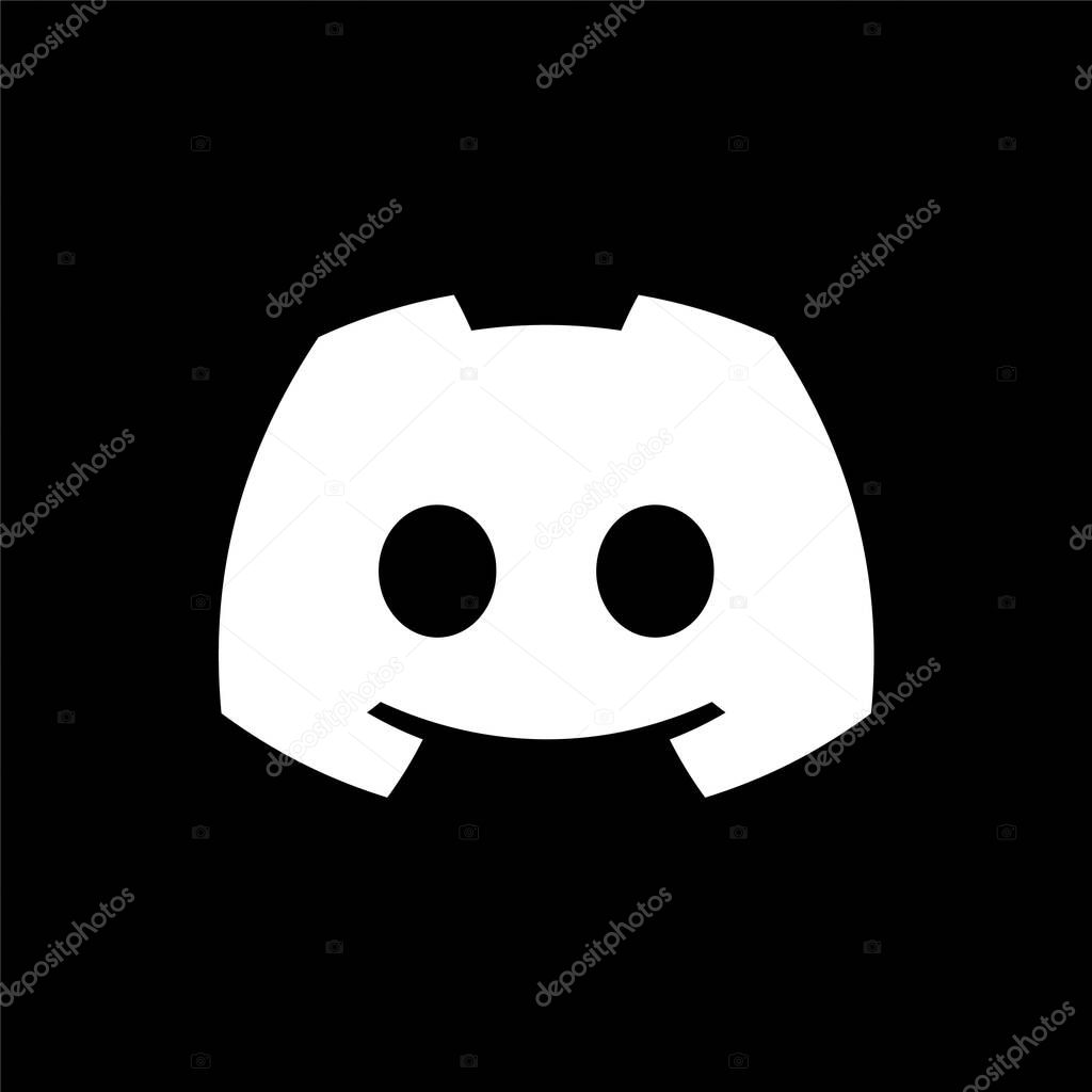 Discord White Icon, Logo App Vector, Editable SVG, PNG, Transparent Background, Premium Social Media Design for Digital Download