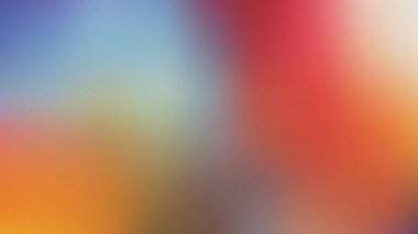 Mavi, kırmızı, turuncu, mor, beyaz renk soyut gradyan arkaplan, ombre karışımı, bulanık akış, parıltı, neon metalik folyo ve gürültü tahıl dokusu. Zarif, renkli, eğlenceli tasarım. Noel