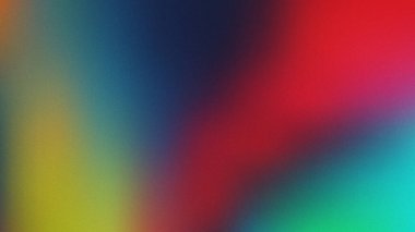 Gökkuşağı rengi, mavi, sarı, kırmızı, kırmızı, ombre karışımı, bulanık akış, parıltı, neon metalik folyo ve gürültü tanecikli arkaplan. Zarif, renkli, eğlenceli tasarım.