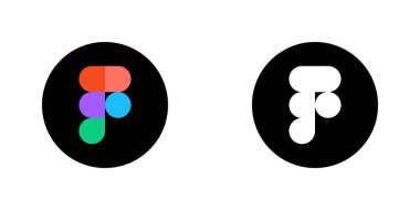 Figma Rengi ve Siyah Kare Logo Vektörü, Figma Uygulama Simgesi, Düzenlenebilir SVG, PNG, Şeffaf Arkaplan, Dijital İndirme İçin Özel Sosyal Medya Tasarımı
