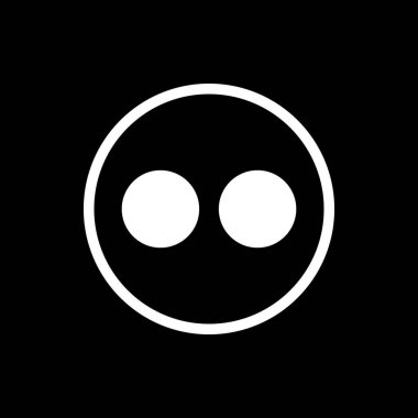 Titrek Logo Beyaz Çember Taslak Simgesi, Titrek Uygulama Vektörü, Düzenlenebilir SVG, PNG, Şeffaf Arkaplan, Dijital İndirme İçin Özel Sosyal Medya Tasarımı