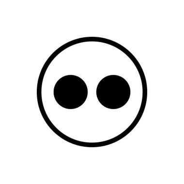 Titrek Logo Siyah Çember Taslak Simgesi, Titrek Uygulama Vektörü, Düzenlenebilir SVG, PNG, Şeffaf Arkaplan, Dijital İndirme İçin Özel Sosyal Medya Tasarımı