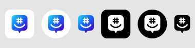 GroupMe Logo Set Vektörü, GroupMe App Simgesi Paketi, Düzenlenebilir SVG, PNG, Şeffaf Arkaplan, Dijital İndirme İçin Özel Sosyal Medya Tasarımı