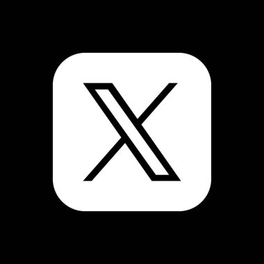 X Siyah Logo Simgesi, X Uygulama Vektörü, Düzenlenebilir SVG, PNG, Şeffaf Arkaplan, Dijital İndirme İçin Özel Sosyal Medya Tasarımı