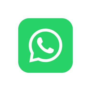 WhatsApp Logo Simgesi, WA Uygulama Vektörü, Düzenlenebilir SVG, PNG, Şeffaf Arkaplan, Dijital İndirme İçin Özel Sosyal Medya Tasarımı