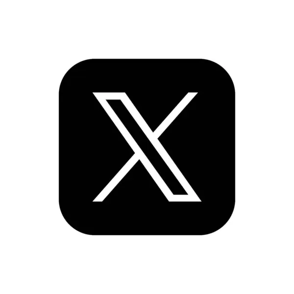 X White Logo Simgesi, X App Vektörü, Düzenlenebilir SVG, PNG, Şeffaf Arkaplan, Dijital İndirme İçin Sosyal Medya Tasarımı