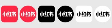 Rednote Logo Paket Simgesi Ayarları, Rednote Uygulama Vektörü, Düzenlenebilir SVG, PNG, Şeffaf Arkaplan, Dijital İndirme İçin Premium Sosyal Ortam Tasarımı