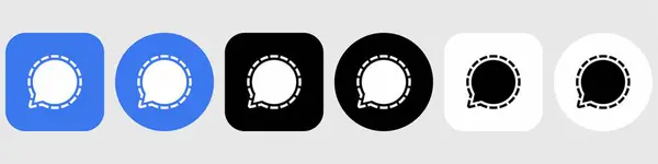 Sinyal Logosu Simgesi Ayarları, Sinyal Uygulaması Vektörü, Düzenlenebilir SVG, PNG, Şeffaf Arkaplan, Dijital İndirme İçin Özel Sosyal Medya Tasarımı