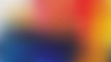 Soyut parlak mavi, pembe, kırmızı, turuncu, sarı arkaplan. Tasarım için alanı olan renkli eğimli arka planlar. Kaba, tahıl, gürültü, iğrenç web afişi, geniş panoramik tasarım şablonu. Noel.