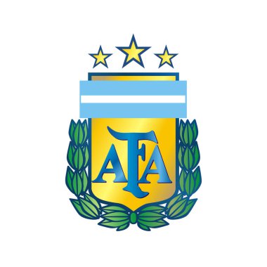 Arjantin Futbol Federasyonu (AFA) Coloful Logo Vektörü