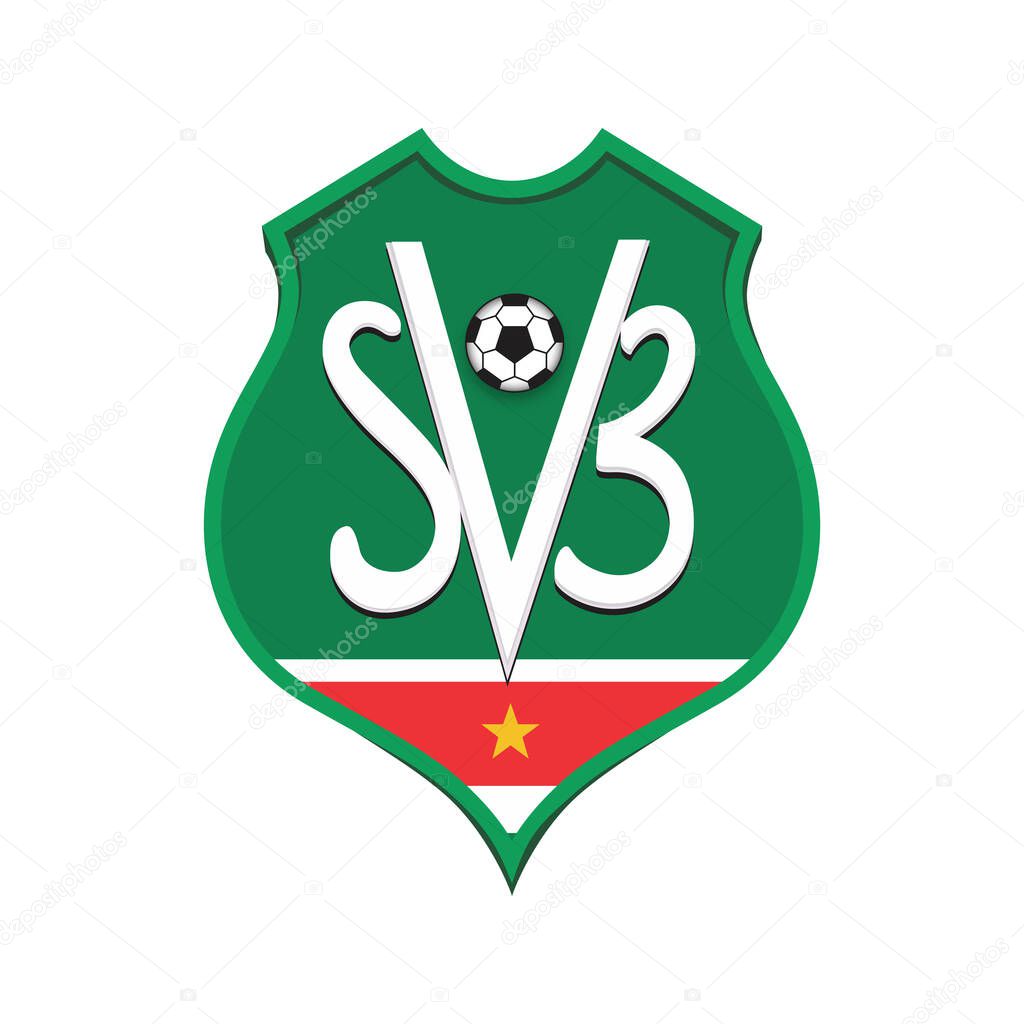 Suriname Surinamese Football Association (SVB) Logo Vector