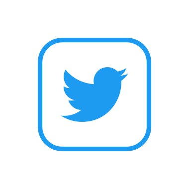 Twitter Logo Ana Hattı Simgesi, Twitter Uygulama Vektörü, Düzenlenebilir SVG, PNG, Şeffaf Arkaplan, Dijital İndirme İçin Sosyal Medya Tasarımı