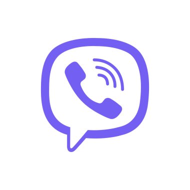 Viber Simge Logosu, Viber Uygulama Vektörü, Düzenlenebilir SVG, PNG, Şeffaf Arkaplan, Dijital İndirme İçin Özel Sosyal Medya Tasarımı
