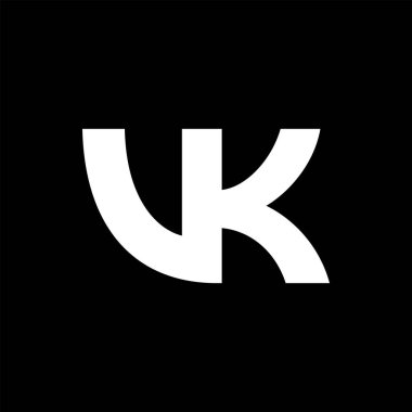 VK Simge Beyaz Logosu, VK Uygulama Vektörü, Düzenlenebilir SVG, PNG, Şeffaf Arkaplan, Dijital İndirme İçin Özel Sosyal Medya Tasarımı