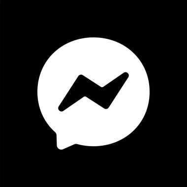 Ulak Simgesi Beyaz Logosu, Ulak Uygulama Vektörü, Düzenlenebilir SVG, PNG, Şeffaf Arkaplan, Dijital İndirme İçin Özel Sosyal Medya Tasarımı