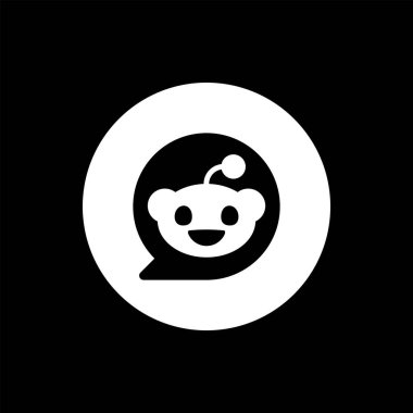 Kırmızı Çember Beyaz Logo Simgesi, Reddit Uygulama Vektörü, Düzenlenebilir SVG, PNG, Şeffaf Arkaplan, Dijital İndirme İçin Özel Sosyal Medya Tasarımı