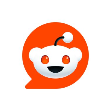 Reddit Simgesi Logosu, Reddit Uygulama Vektörü, Düzenlenebilir SVG, PNG, Şeffaf Arkaplan, Dijital İndirme İçin Özel Sosyal Ortam Tasarımı
