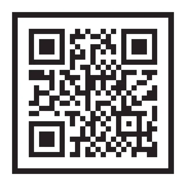 QR Kod Şeffaf Arkaplan PNG ve Taranabilir Vektör Sembolü