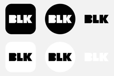 SVG ve PNG Biçimlerinde BLK Logo Paketi Uygulama Simgesi Tamamlandı