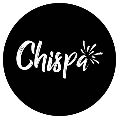 Chispa Çemberi Siyah Logo Vektör Simgesi Tasarımı SVG ve Şeffaf PNG Biçimi