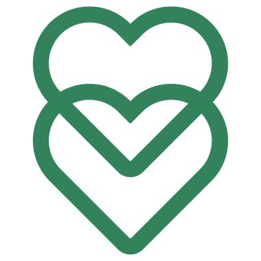 Sosyal Ortam Projeleri için Şeffaf Arkaplan ile eHarmony Uygulaması Simgesi Logosu Düzenlenebilir Vektörü