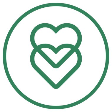 eHarmony Çember Ana Hattı Logo Modern Teknoloji Simgesi, Uygulama Projeleri için Vektör SVG