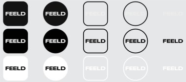 Feeld Logo Mega Markalaşma, Yazdırma ve Dijital Kullanım için Tam Vektör Paketi