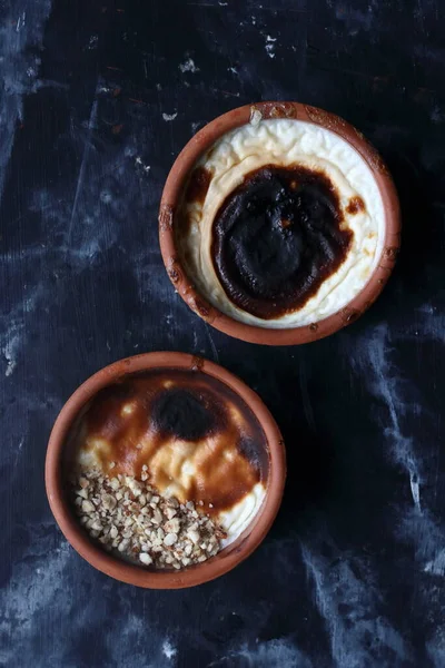 Pudding Riz Sutlac Dessert Traditionnel Turc — Photo
