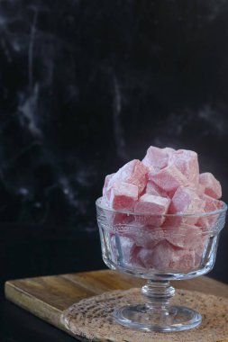 Cam kasede Türk Lokum 'u