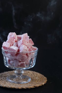 Cam kasede Türk Lokum 'u