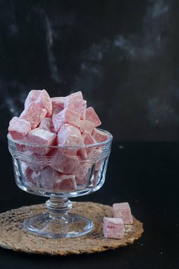 Cam kasede Türk Lokum 'u