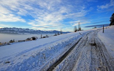 Tatra Dağları 'nın manzarası. Polonya
