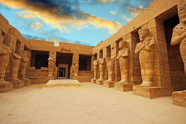 Ancient Egypt Architecture and Monuments: Karnak Temple clipart