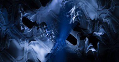 Yaratıcı grafik tasarımı için doku. Fraktal sanat. Duvar kağıdı, içerisi, kitapçık kapağı, broşür, afiş için arkaplan.