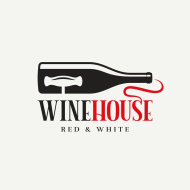 wine bottle with wine cork on white background 10 eps