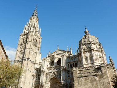 Toledo, Castilla La Mancha, İspanya 'daki Aziz Mary Katedrali' ne bakın..