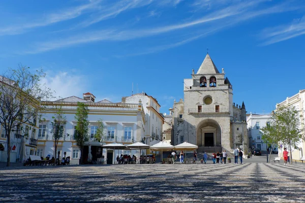 Elvas Alto Alentejo Portugal Octobre 2021 Place Principale Avec Église — Photo